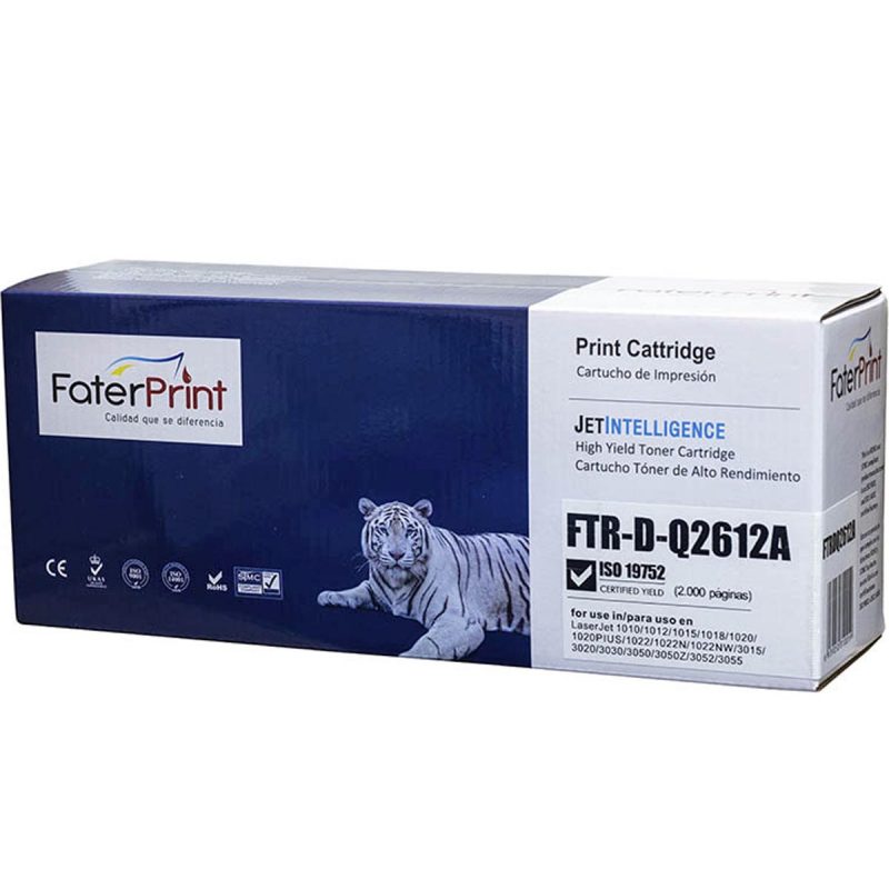 FaterPrint HP 12A Q2612A, LaserJet 1012/1018/ 3015/3020/3030